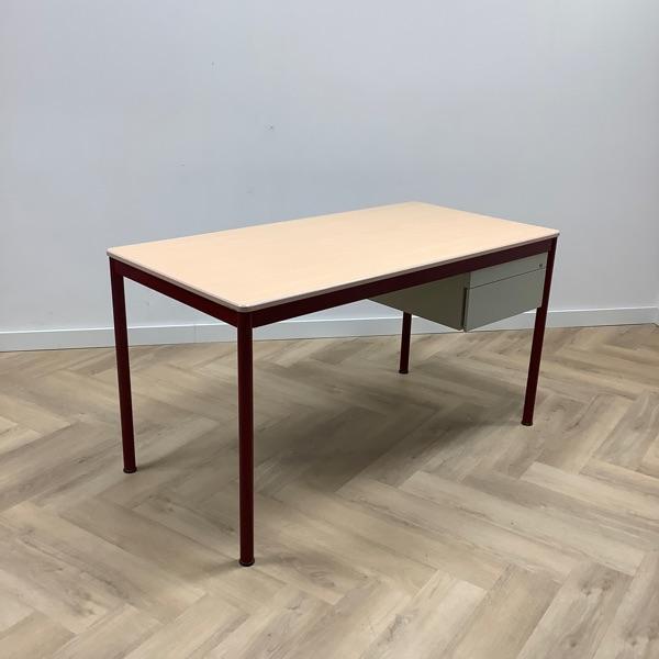 Eromes lerarentafel met persoonlijke lade, (hxbxd) 77x140x70, Huis en Inrichting, Bureaus, Bureau, Gebruikt