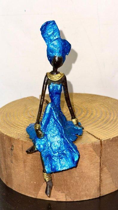 Derme Abdoulaye - sculptuur, Figurine - 18 cm - Koud geverfd, Antiek en Kunst, Curiosa en Brocante