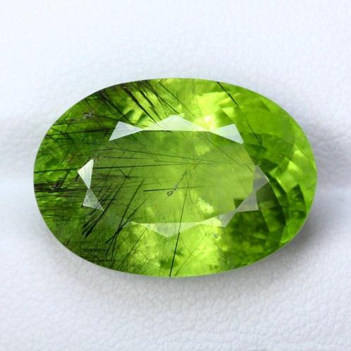 Sans Prix de Réserve Vert Péridot  - 20.03 ct -, Handtassen en Accessoires, Edelstenen