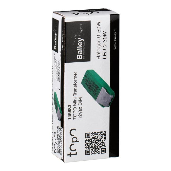 Bailey Topo Mini Led Transformator 12V 0-50W Dimbaar -, Bricolage & Construction, Éclairage de chantier, Envoi