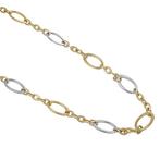 Halsketting - 18 karaat Geel goud, Witgoud, Handtassen en Accessoires, Kettingen, Nieuw