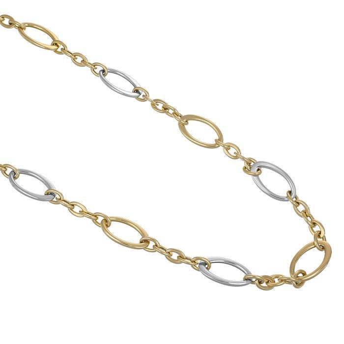 Halsketting - 18 karaat Geel goud, Witgoud, Handtassen en Accessoires, Kettingen