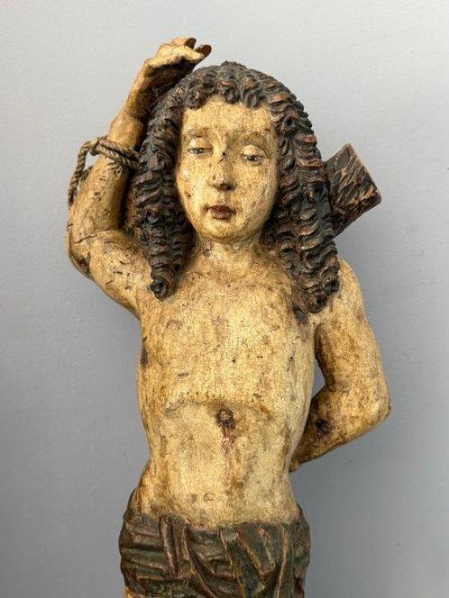 sculptuur, Sint-Sebastiaan / laat Gotiek / gebied Zwaben -, Antiek en Kunst, Antiek | Overige Antiek
