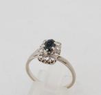 Zonder minimumprijs - Ring - 18 karaat Witgoud Saffier -, Handtassen en Accessoires, Ringen, Nieuw