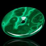 Bi Disc Amulet van topkwaliteit natuurlijk Malachiet. Bi