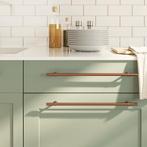 vidaXL Handvatten 5 st 320 mm roestvrij staal bronskleurig, Verzenden