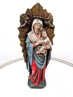 sculptuur, Notre Dame du perpétuel secours - 36 cm - Gips -