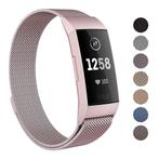 DrPhone Fitbit Charge 3 / Charge 3 SE Magnetische Milanese, Verzenden