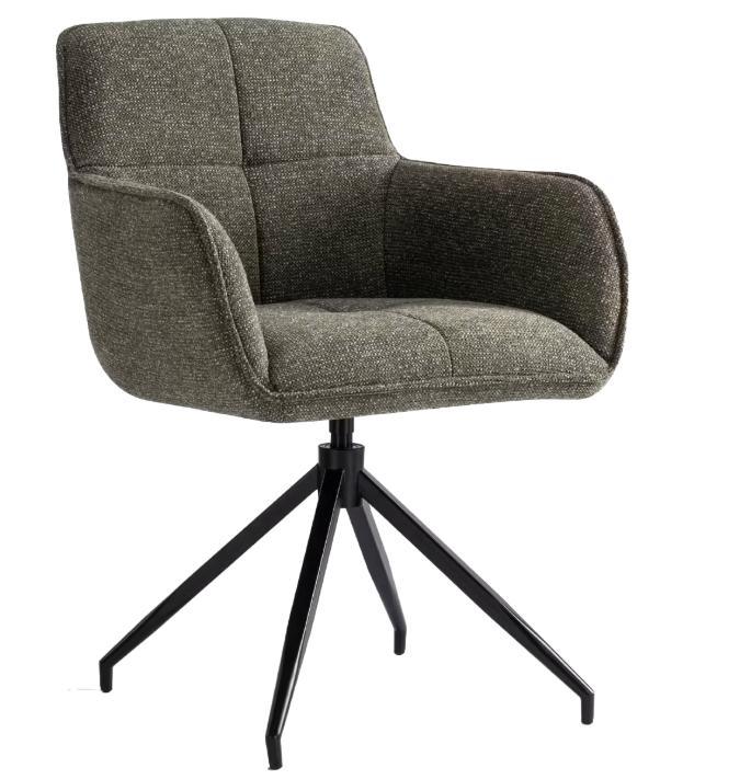 2dekans | Criks Design Eetkamerstoel - Draaibaar - 61 x 63 x, Huis en Inrichting, Stoelen, Ophalen of Verzenden