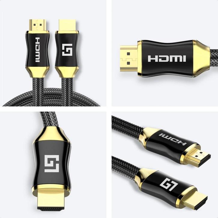 2dekans | LifeGoods HDMI Kabel 2.0 Gold Plated - High Speed, Audio, Tv en Foto, Audiokabels en Televisiekabels, Ophalen of Verzenden