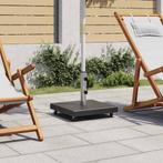 vidaXL Parasolvoet vierkant 30 kg graniet zwart, Tuin en Terras, Verzenden, Nieuw