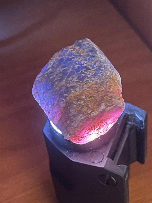 Saffier Ongebruikelijke volle kristallen Padparadscha, Verzamelen, Mineralen en Fossielen
