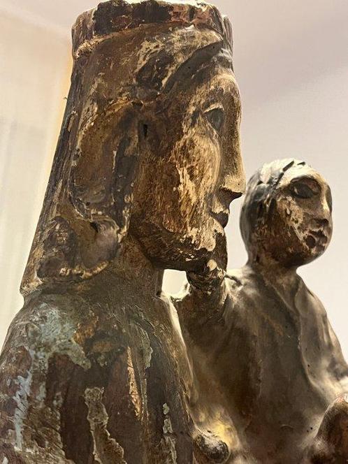 Madonna en Kind - Antiek - Hout - 1800-1850, 1850-1900, Antiek en Kunst, Kunst | Niet-Westerse kunst