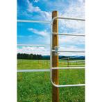 Portail de pâture réglable 2 à 3m galvanisé, 110 cm - kerbl