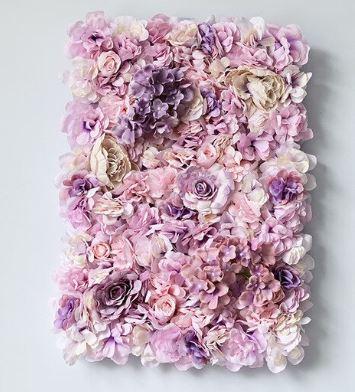 Flowerwall flower wall 40*60cm. 19 mauve champagne de luxe,, Hobby en Vrije tijd, Knutselen, Nieuw