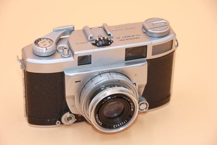 Minolta minolta super A + 35/3.5 + 135/4.5 + viseur RARE, Audio, Tv en Foto, Fotocamera's Analoog