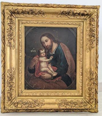 École italienne (XVIII) - San Giuseppe con Gesù Bambino
