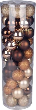 Tweedekans | Christmas Gifts Kerstballen Set Goud/Koper - 50, Diversen, Ophalen of Verzenden, Nieuw