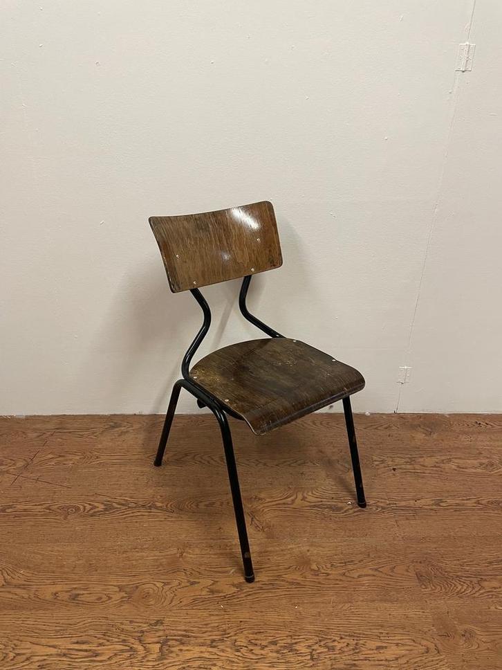 Gebruikte Elbe Manage Schoolstoel - S3594- Vintage/Café, Huis en Inrichting, Stoelen, Ophalen