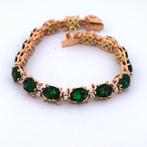Zonder Minimumprijs - Armband - 9 kt. Roségoud, Zilver -, Handtassen en Accessoires, Armbanden, Nieuw