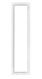 PVC raam vast b50xh215 cm wit, Nieuw, Minder dan 80 cm, Dubbelglas, Ophalen of Verzenden