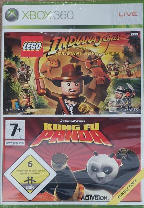 Kung Fu Panda plus Lego Indiana Jones (Xbox 360 nieuw), Games en Spelcomputers, Games | Xbox 360, Ophalen of Verzenden