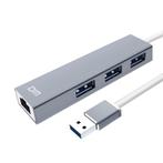 Luxwallet DM12 USB 3.0 Naar Ethernet Poort Hub + 3 Poort, Computers en Software, Nieuw, Verzenden