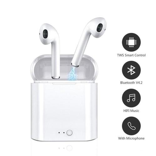 Bluetooth in-ear oortjes in ear draadloos i7s geen airpods *, TV, Hi-fi & Vidéo, Casques audio, Envoi
