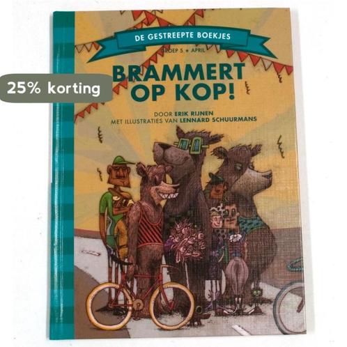 Brammert op kop! / De Gestreepte Boekjes 9789089221278, Boeken, Kinderboeken | Kleuters, Zo goed als nieuw, Verzenden