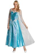 Elsa frozen jurk volwassene, Ophalen of Verzenden