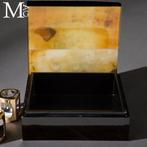 Boîte à bijoux et montres en placage de corne de luxe –