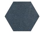 Small Collection Hexagon Dakar BLUE Grey / MAT Keramisch ) /, Ophalen of Verzenden