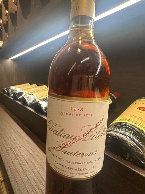 1978 Château Gilette - Sauternes Crème de Tête - 1 Fles, Verzamelen, Wijnen