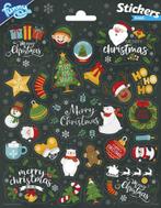 Stickers Kerst Groot, Hobby en Vrije tijd, Feestartikelen, Nieuw, Verzenden