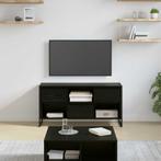 vidaXL TV Kast met lade Zwart Eiken 100 x 36 x 49,5 cm, Verzenden