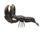 Beeldje - Lifelike Lobster - Brons, Antiek en Kunst