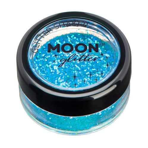 Moon Glitter Iridescent Glitter Shakers Blue 5g, Hobby en Vrije tijd, Feestartikelen, Nieuw, Verzenden