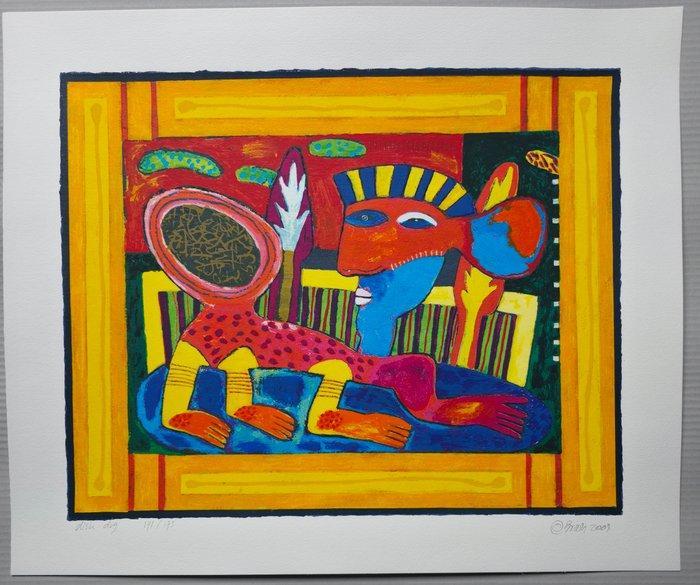 Clemens Briels (1946) - Dish Dog, Antiek en Kunst, Antiek | Overige Antiek