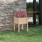 vidaXL Plantenbak 50x50x70 cm massief grenenhout, Tuin en Terras, Verzenden, Nieuw
