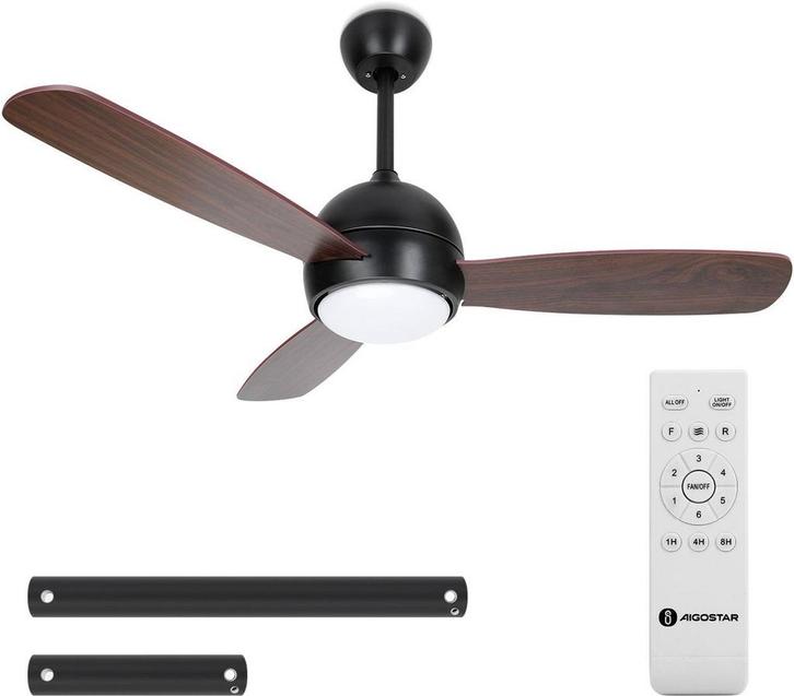 Plafondventilator met verlichting - Plafondlamp met ventilat, Elektronische apparatuur, Ventilatoren, Nieuw, Verzenden