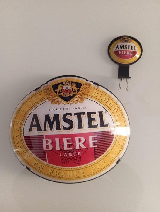 Panneau publicitaire de bière Amstel - Enseigne publicitaire, Antiek en Kunst, Antiek | Wandborden en Tegels