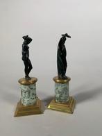 Beeldje, Jupiter et Vénus - 26 cm - Brons