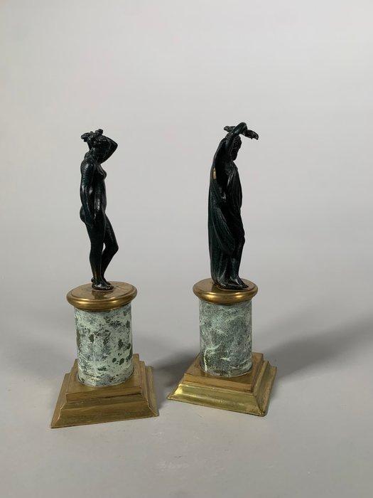 Beeldje, Jupiter et Vénus - 26 cm - Brons, Antiek en Kunst, Curiosa en Brocante