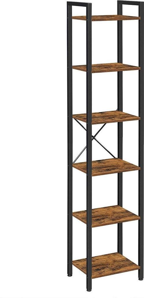 Boekenrek -  - Industrieel - Vintage Bruin, Huis en Inrichting, Kasten | Boekenkasten, Nieuw, Ophalen of Verzenden