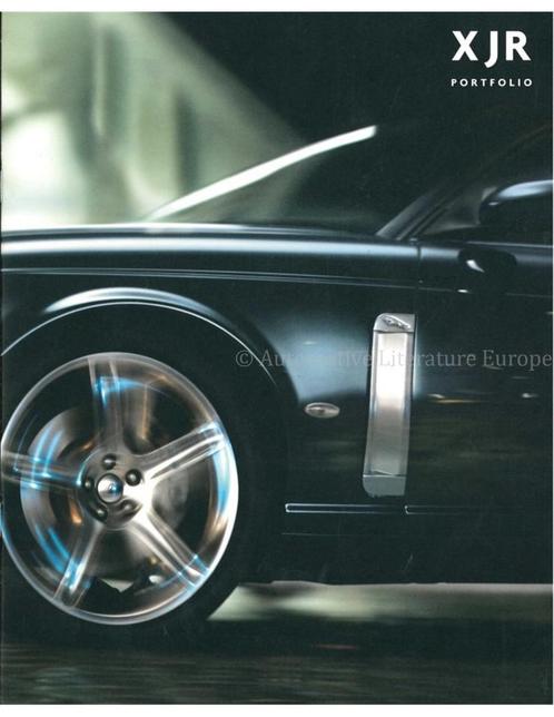 2007 JAGUAR XJR PORTFOLIO BROCHURE ENGELS, Livres, Autos | Brochures & Magazines