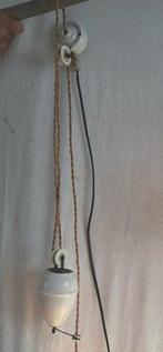 Plafondlamp (2) - hanglampen - Porselein, Metaal, Glas,, Antiek en Kunst