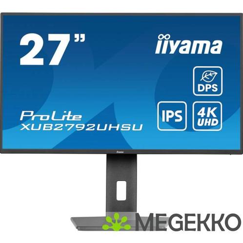 Iiyama ProLite XUB2792UHSU-B6 27  4K Ultra HD IPS Monitor, Computers en Software, Overige Computers en Software, Nieuw, Verzenden