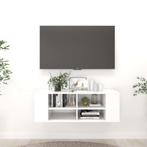 vidaXL Tv-wandmeubel 102x35x35 cm bewerkt hout wit, Huis en Inrichting, Verzenden, Nieuw