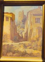 René Janssens (1870-1936) - Paesaggio raffigurante borgo, Antiek en Kunst