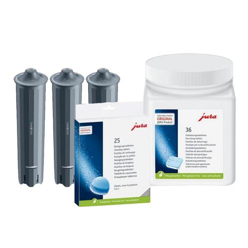 Jura Onderhoudsset Filterpatronen + Ontkalkingstabletten +, Elektronische apparatuur, Koffiemachine-accessoires, Verzenden